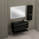 NAVONA BLACK 90 cm Bathroom Vanity Cabinet with Basin