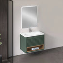Bathroom Vanity Cabinet with Basin TERRA UNO GREEN 74 cm