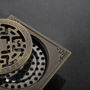 Square Antique Shower Floor Drain