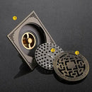 Square Antique Shower Floor Drain