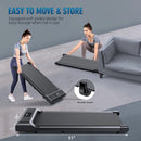 Compact treadmill for home