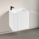 ELIA WHITE 60 cm PVC Bathroom Vanity Cabinet with Basin