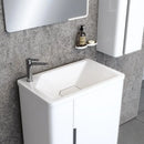 ELIA WHITE 60 cm PVC Bathroom Vanity Cabinet with Basin