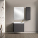 Bathroom Vanity Cabinet with Basin Set NOVA DARK GREY 60 cm